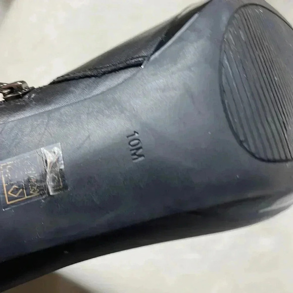 Marciano by Guess SZ 10 Women Black Platform Booties with Buckle - Picture 11 of 13